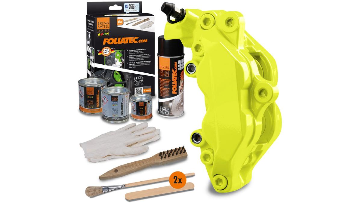 FOLIATEC+Kit+de+peinture+d%27%C3%A9trier+de+frein+couleur+jaune+n%C3%A9on